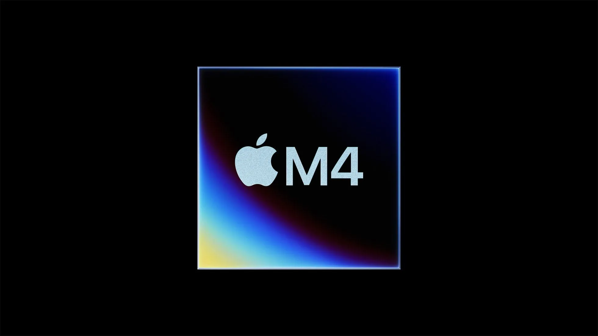 Biểu tượng chip Apple M4, thể hiện sức mạnh xử lý.