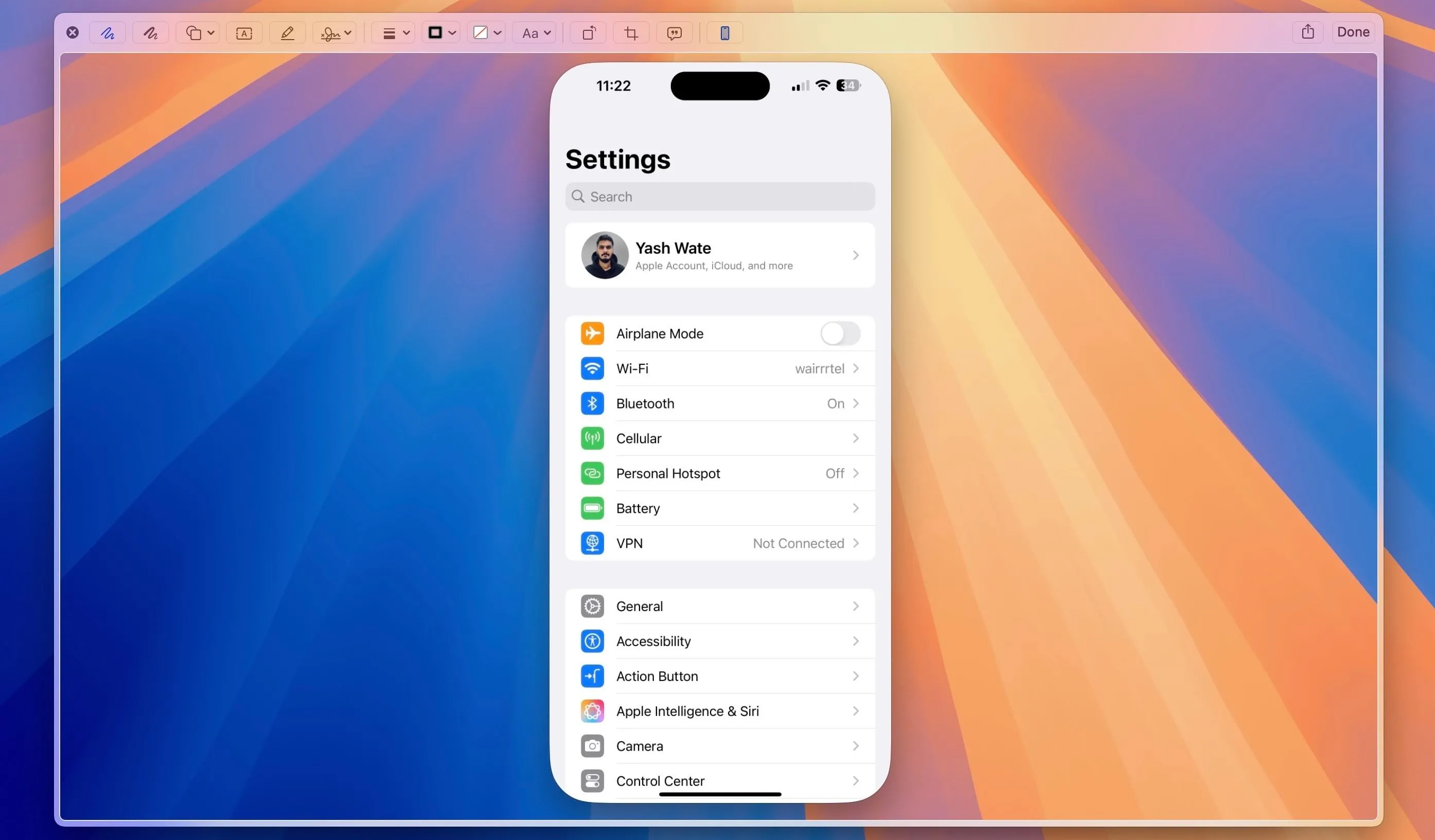 Biểu tượng iPhone cho bản xem trước tệp trên Mac, hiển thị cách sử dụng Continuity Markup để chỉnh sửa trực tiếp trên iPhone/iPad.