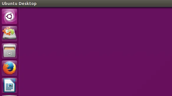 Biểu tượng Ubuntu trên màn hình nền Ubuntu 15.04, cho thấy hình dạng người ôm nhau đặc trưng nhưng với góc nghiêng khác biệt so với phiên bản mới.