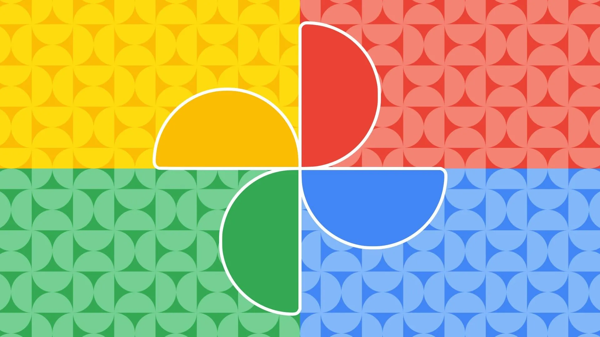 Biểu tượng ứng dụng Google Photos với tông màu đa sắc đặc trưng