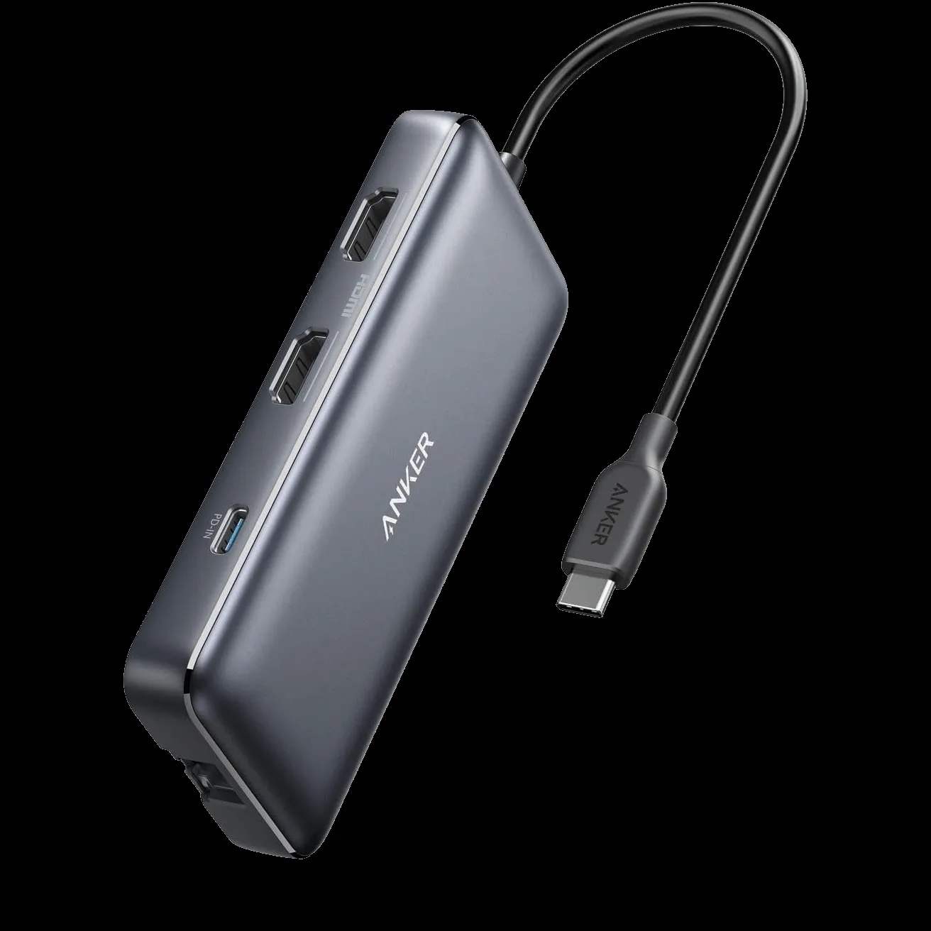 Bộ chia USB-C Anker 553, thiết bị cần thiết để kết nối Chromebook làm màn hình phụ