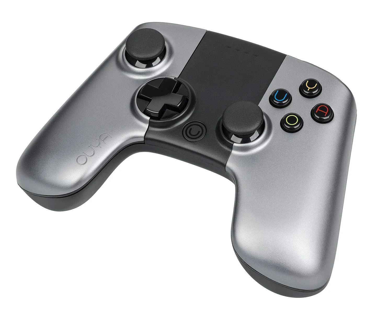 Bộ điều khiển OUYA với thiết kế hiện đại nhưng gặp vấn đề về kết nối và chất lượng nút.