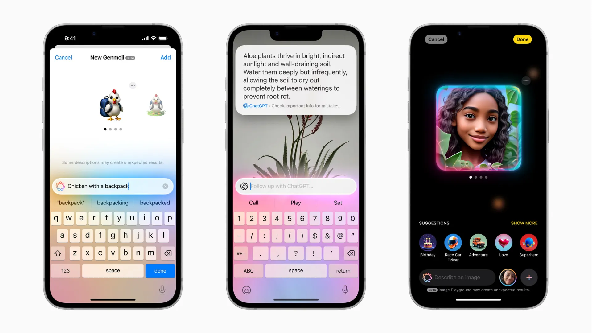 Các tính năng Apple Intelligence trên iPhone 16e