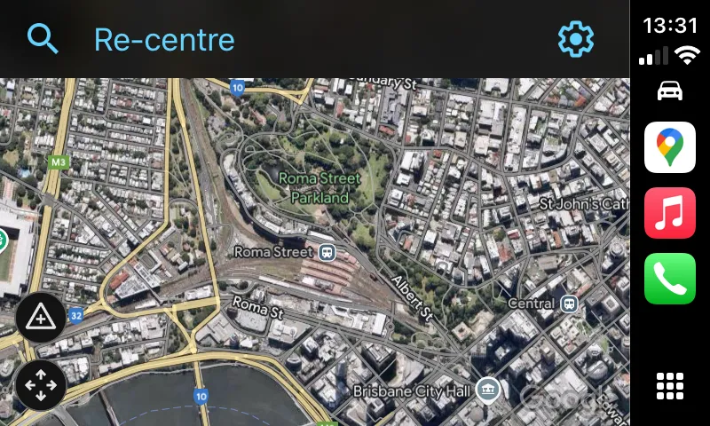 Chế độ xem bản đồ vệ tinh trên Google Maps