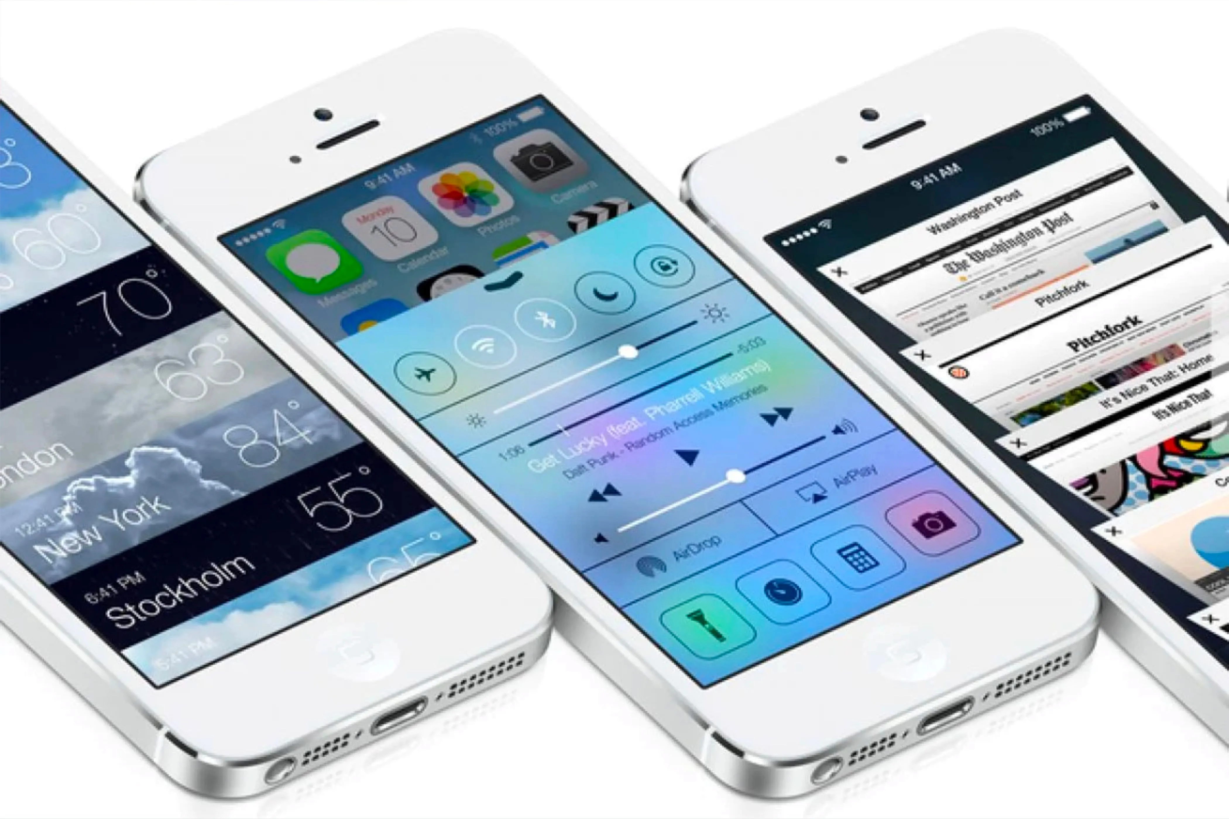 Control Center và các ứng dụng thiết kế lại trên iOS 7, nâng cao trải nghiệm người dùng iPhone.