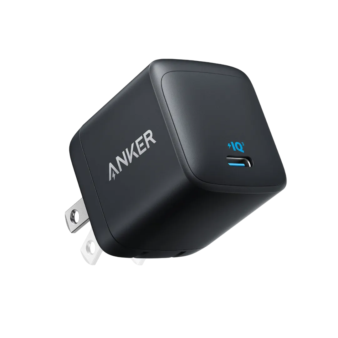 Cục sạc Anker 313 (Ace, 45W) nhỏ gọn, hỗ trợ công nghệ GaN cho hiệu suất sạc cao.