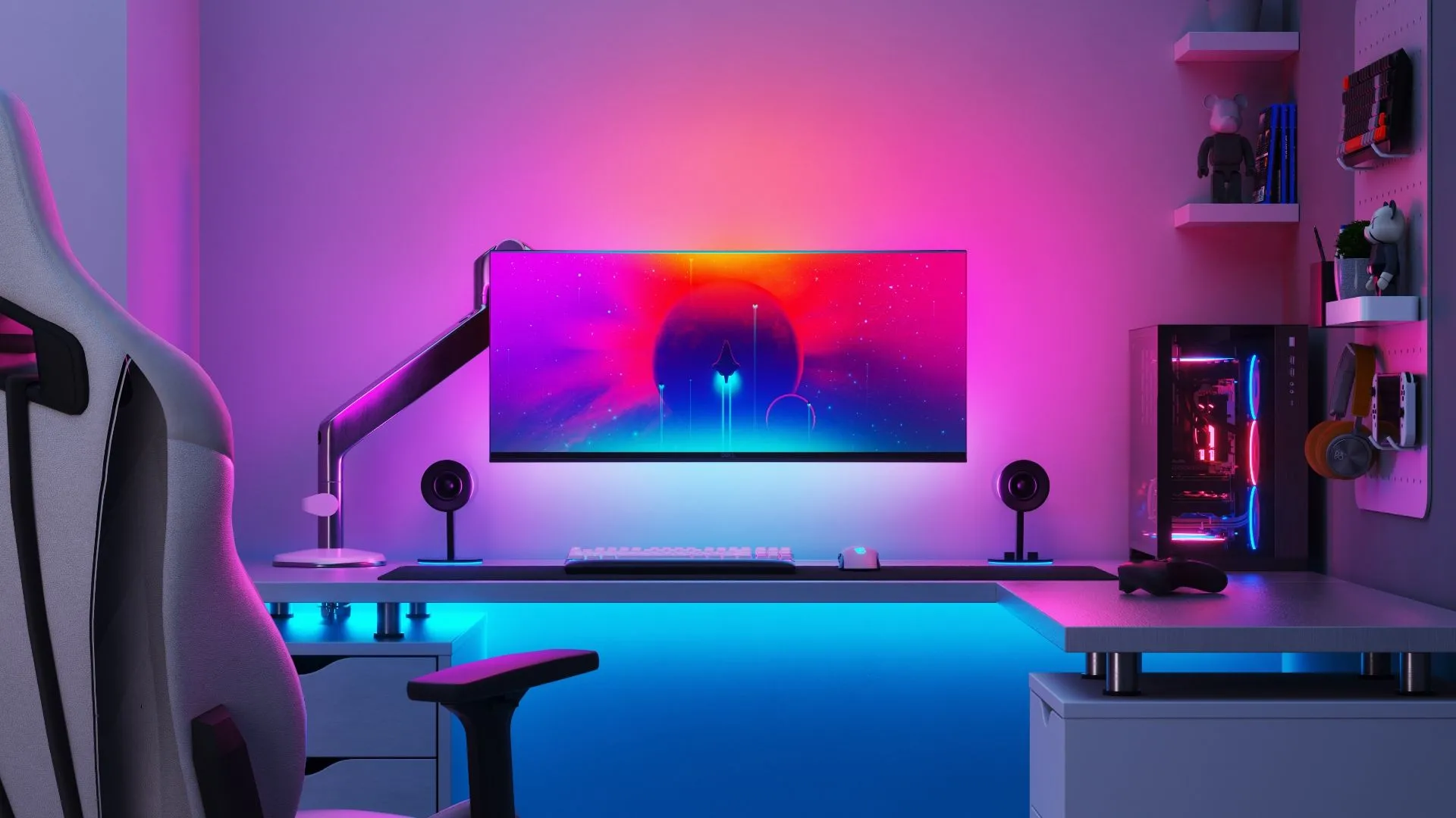 Dải đèn LED Nanoleaf PC Screen Mirror Lightstrip cho không gian chơi game