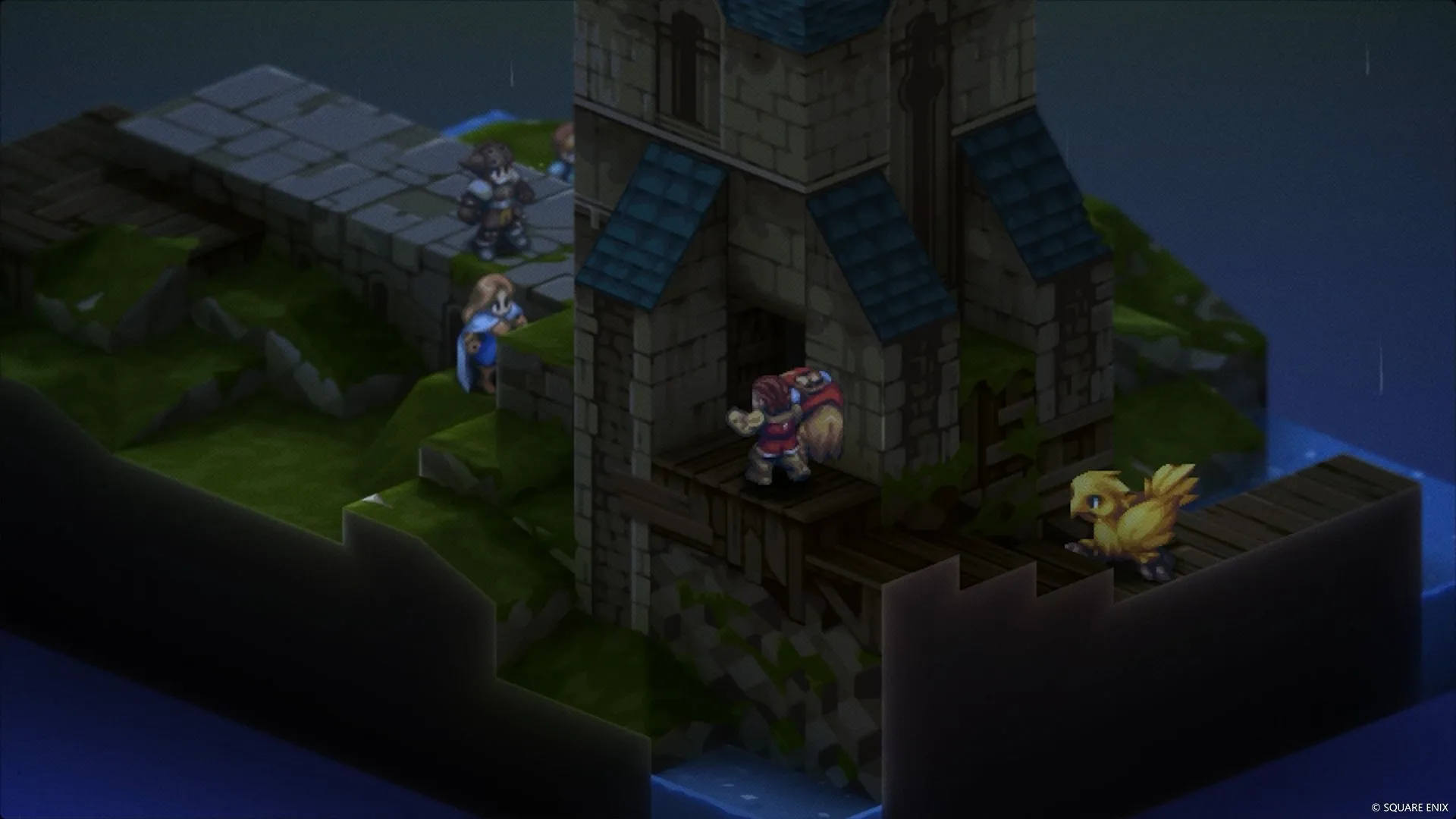 Giao diện chiến đấu và bản đồ trong Final Fantasy Tactics, cho thấy chiều sâu chiến thuật