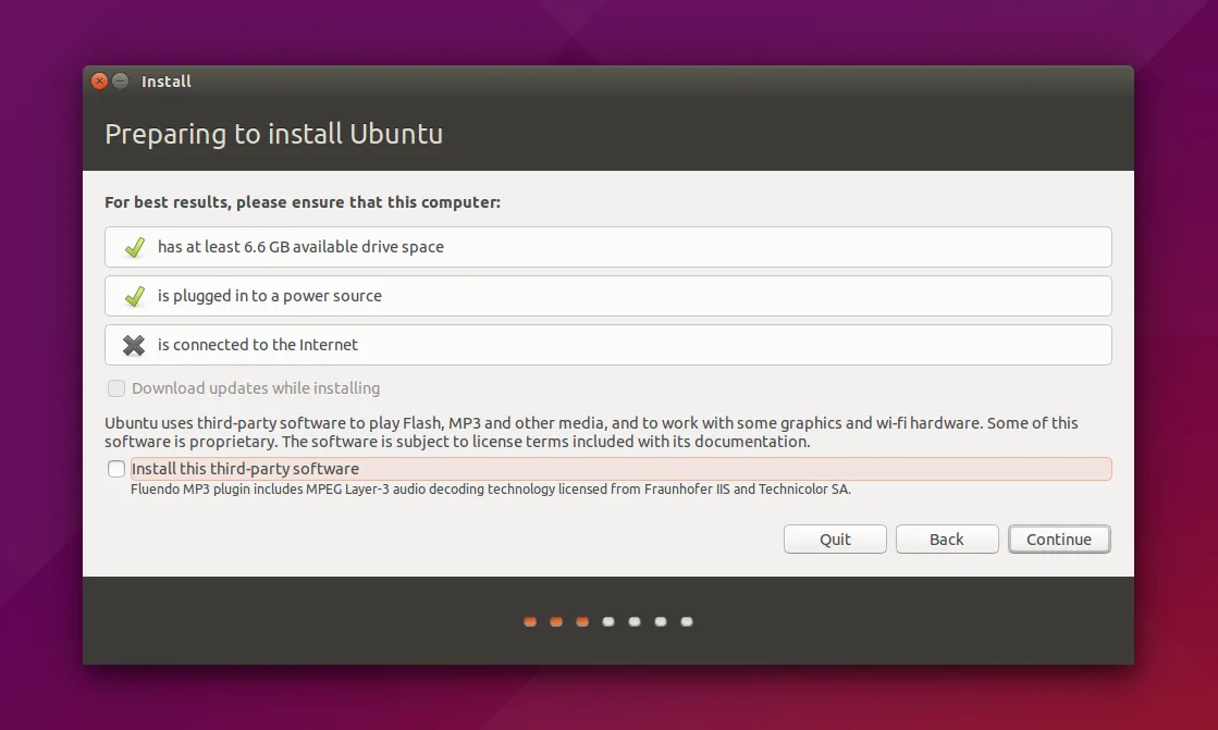 Giao diện trình cài đặt Ubuntu Ubiquity, nổi bật với sự đơn giản và thân thiện người dùng, đã giúp Ubuntu trở nên phổ biến.