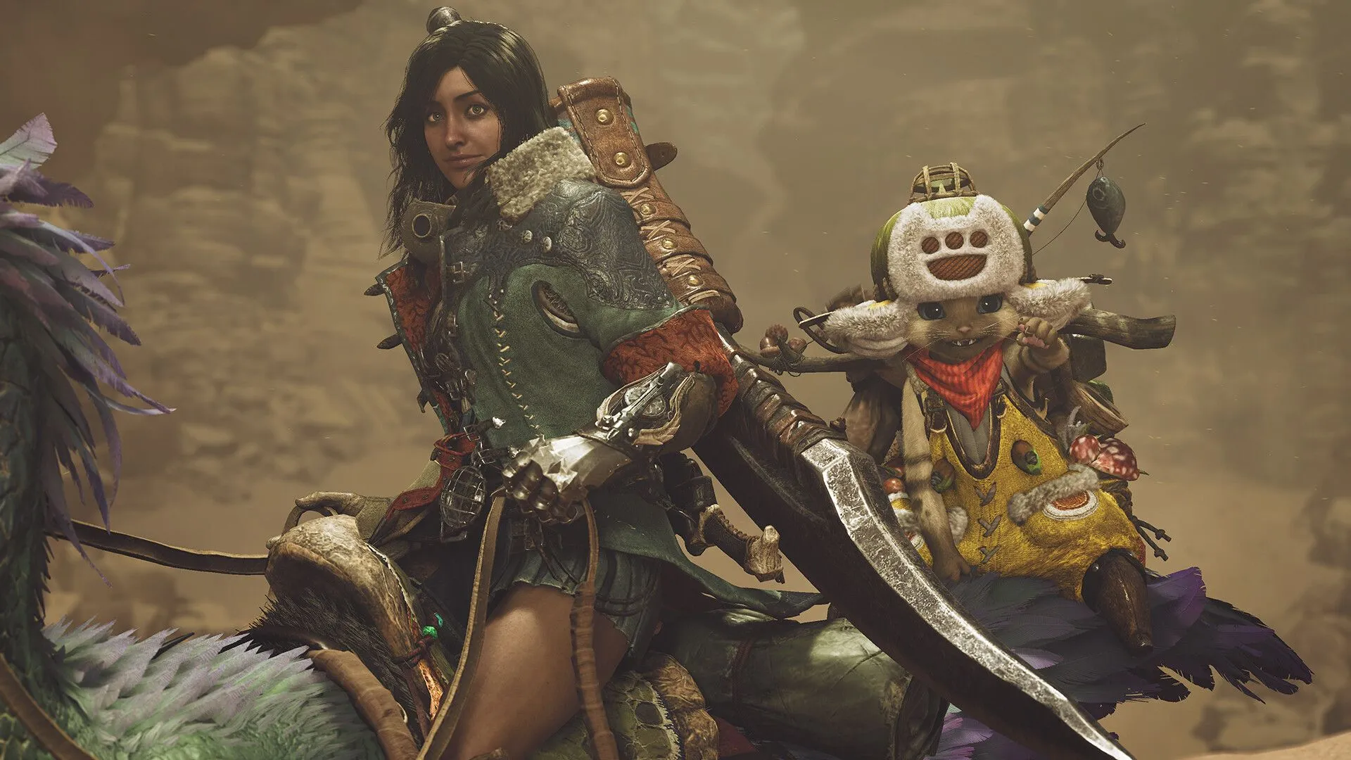 Giao tranh kịch tính giữa thợ săn và quái vật khổng lồ trong Monster Hunter Wilds