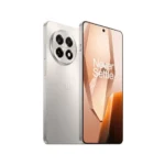 Hình ảnh render điện thoại OnePlus 13R màu đen, thể hiện thiết kế tổng thể và cụm camera sau