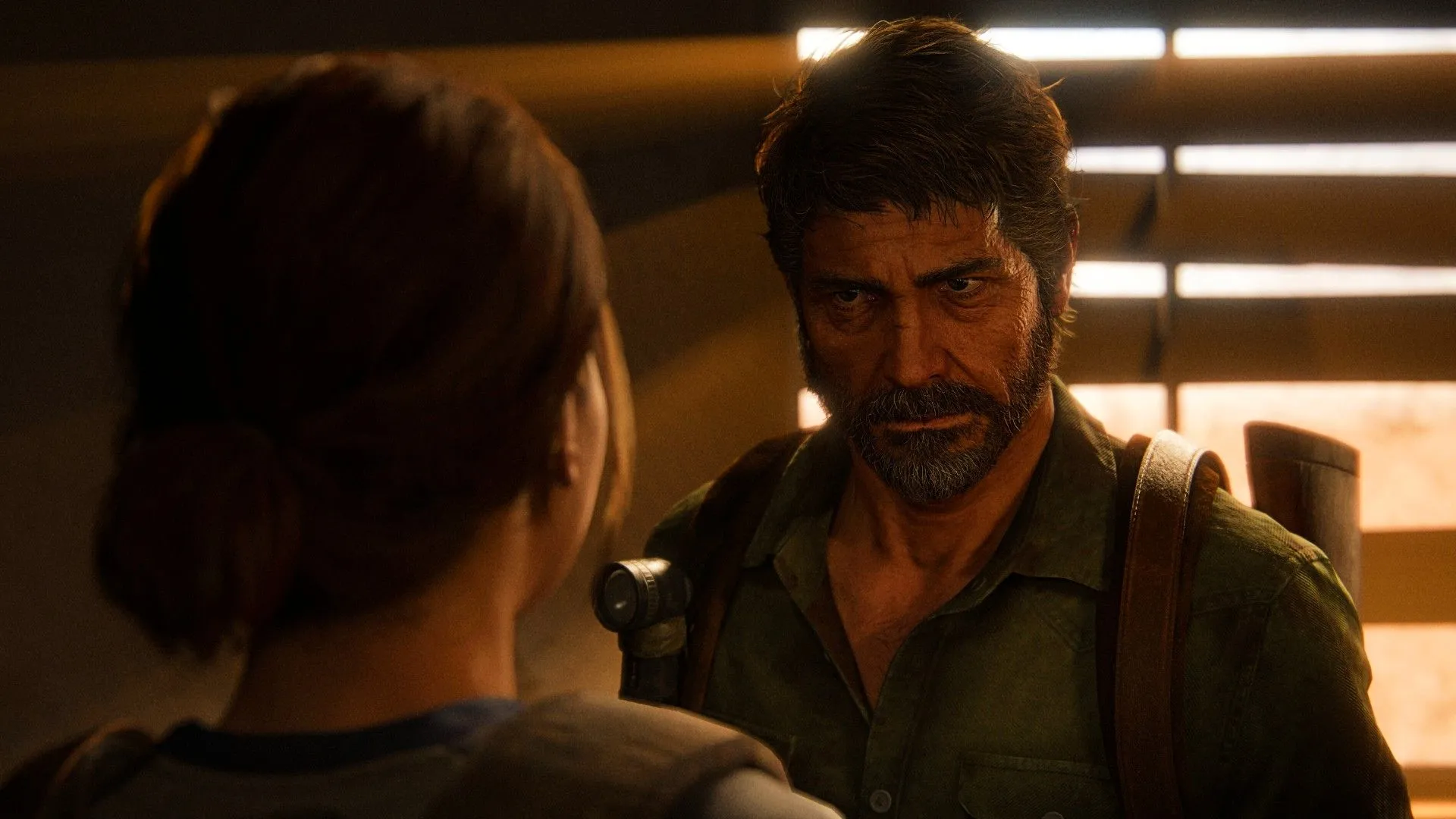 Joel nói chuyện với Ellie trong The Last of Us Part II