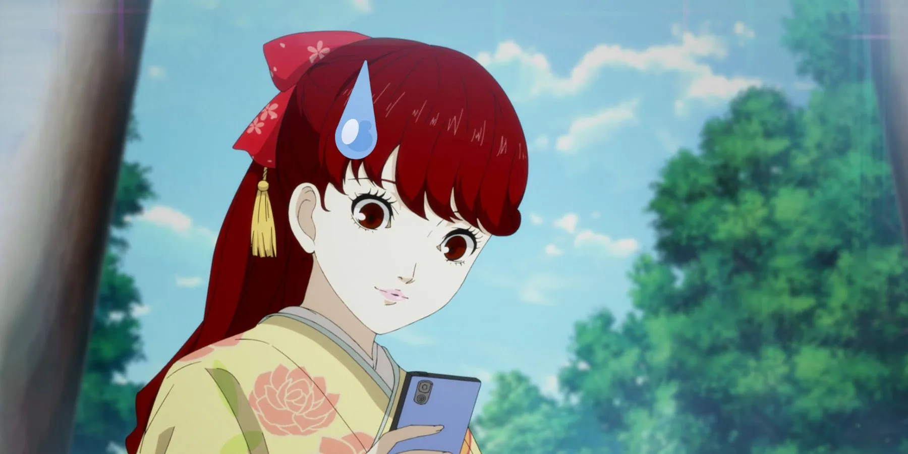Kasumi từ Persona 5 Royal thể hiện phong cách nghệ thuật anime đặc trưng, góp phần vào sự hấp dẫn của JRPG đối với khán giả phương Tây.