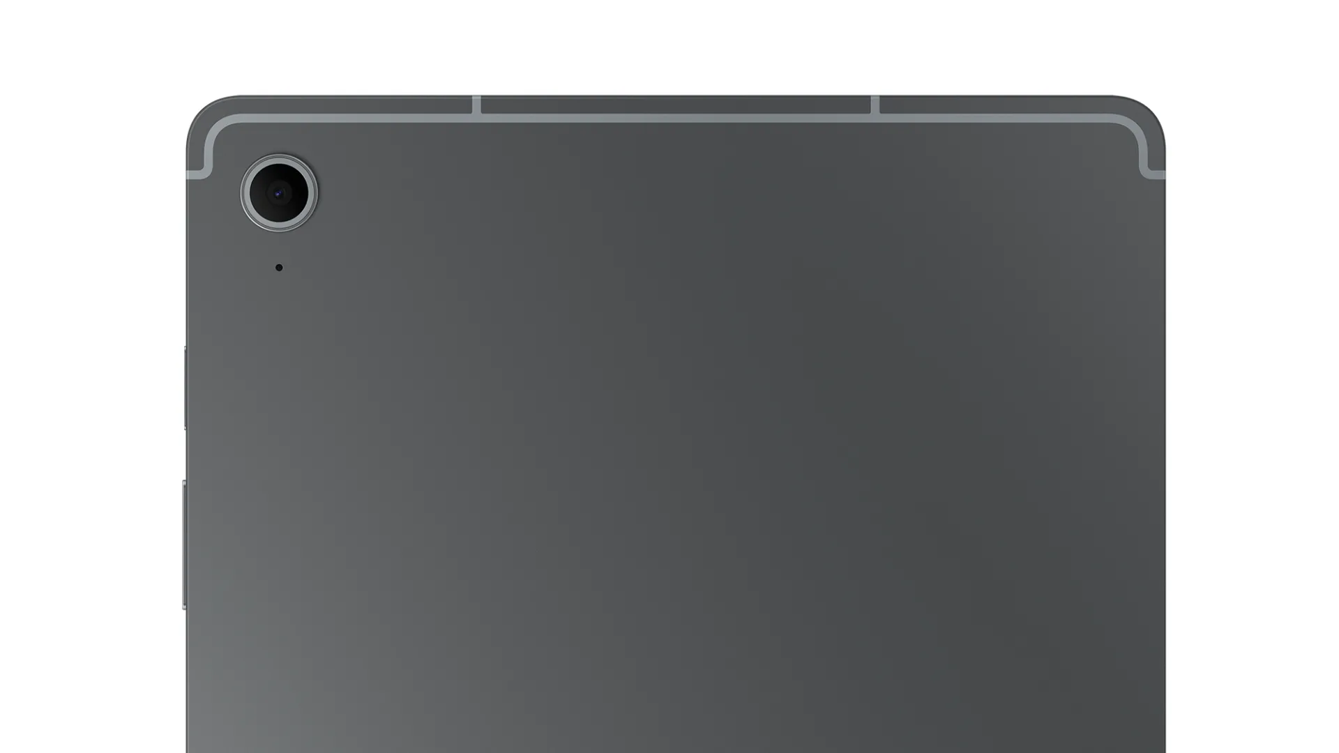 Mặt lưng Galaxy Tab S10 FE hiển thị camera chính