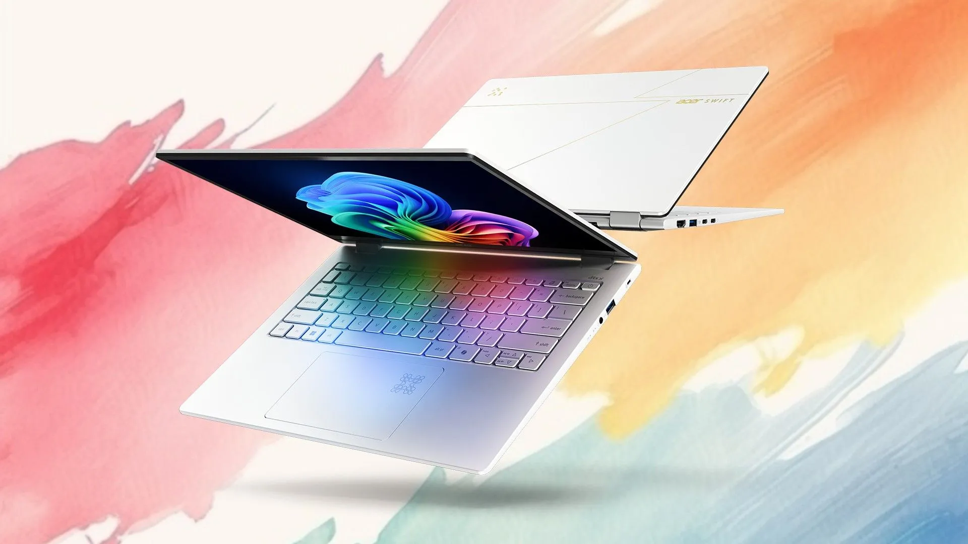 Mẫu laptop Acer Swift Edge 14 AI với màn hình OLED 3K siêu mỏng nhẹ