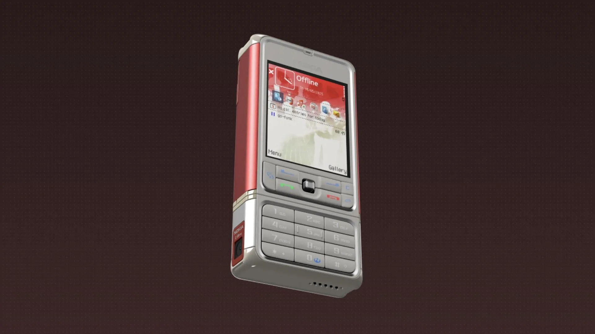 Mô hình 3D tương tác của điện thoại cổ Nokia 3250