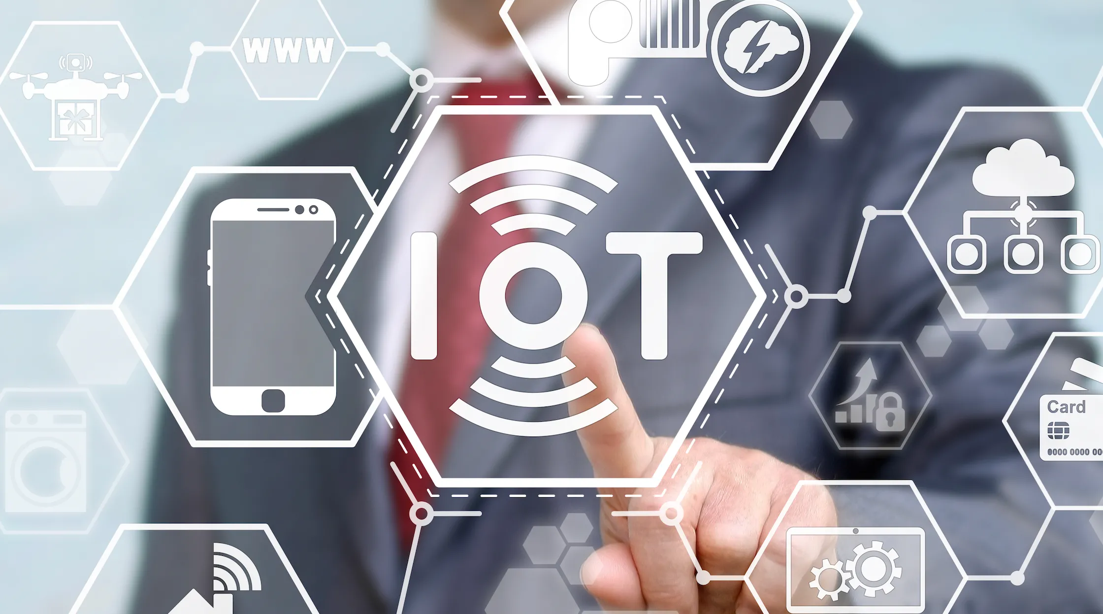 Mô hình minh họa các thiết bị IoT trong mạng gia đình
