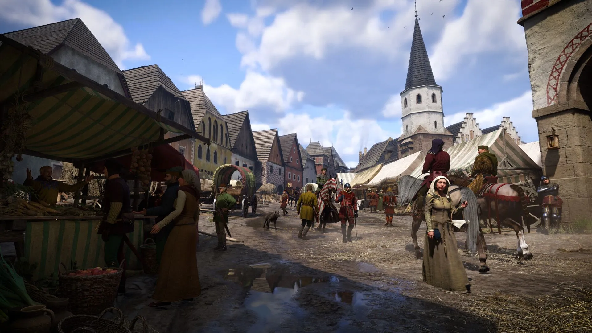 Một cảnh quay từ game Kingdom Come Deliverance II với hình ảnh nhân vật chính Henry