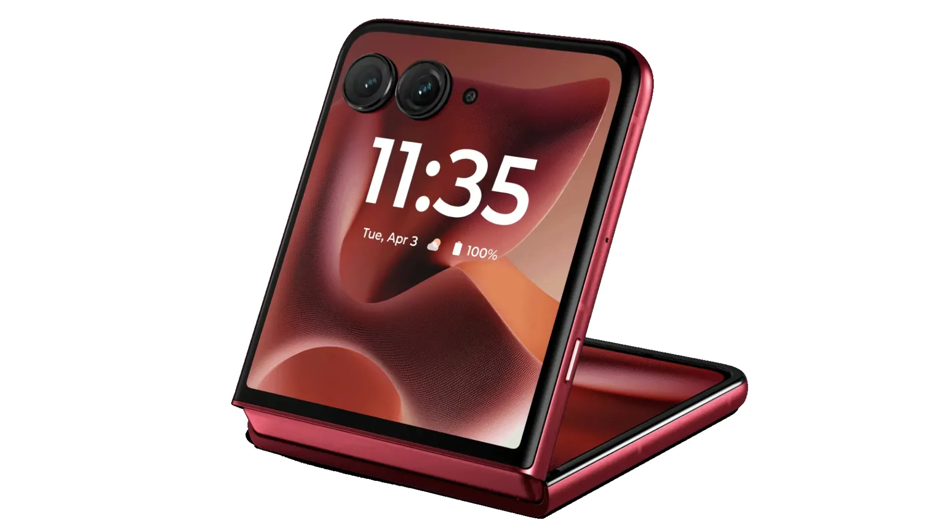 Motorola Razr Ultra 2025 hiển thị cụm camera sau.