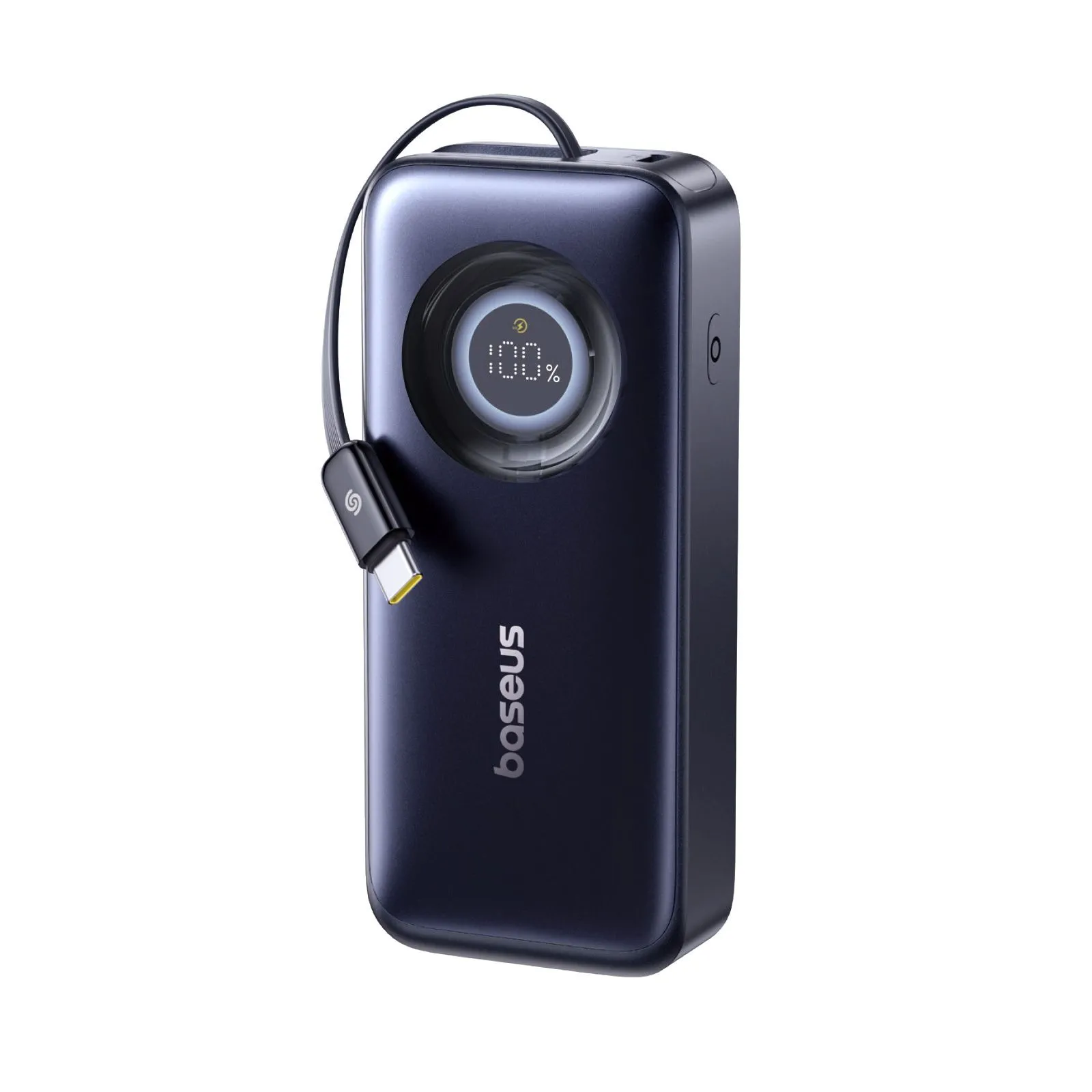 Pin dự phòng Baseus EnerCore CR11 20.000mAh 67W với cáp USB-C rút gọn.