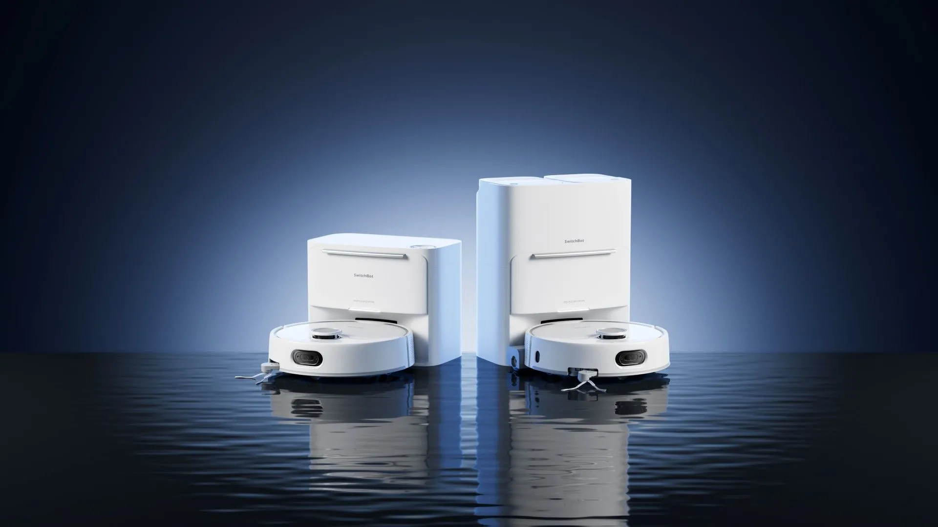 Robot lau nhà Switchbot S20 Pro và trạm sạc tự động
