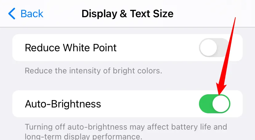Tắt tính năng Độ sáng tự động để kiểm soát hoàn toàn độ sáng màn hình iPhone của bạn