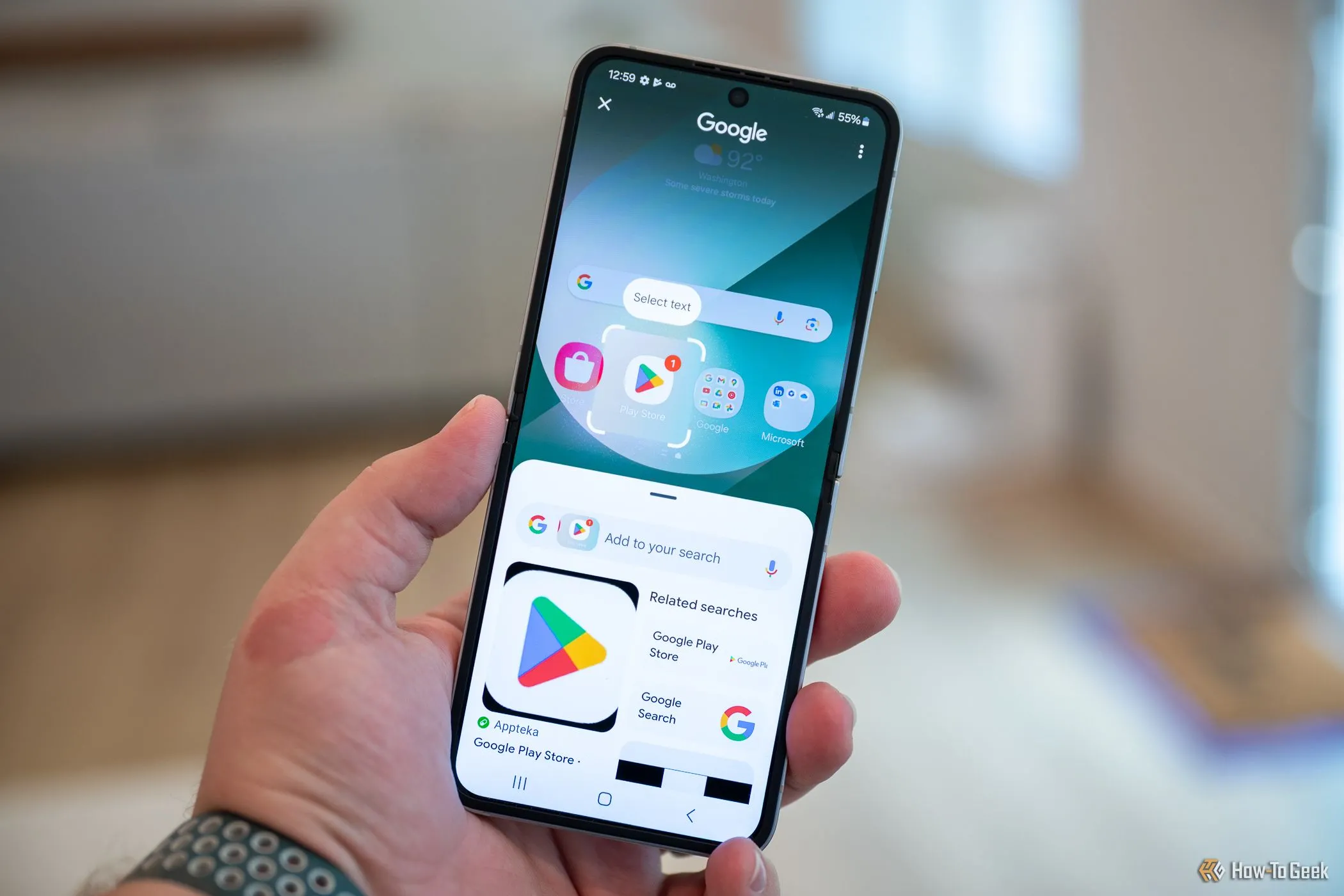 Tính năng Circle to Search AI trên Galaxy Z Flip 6