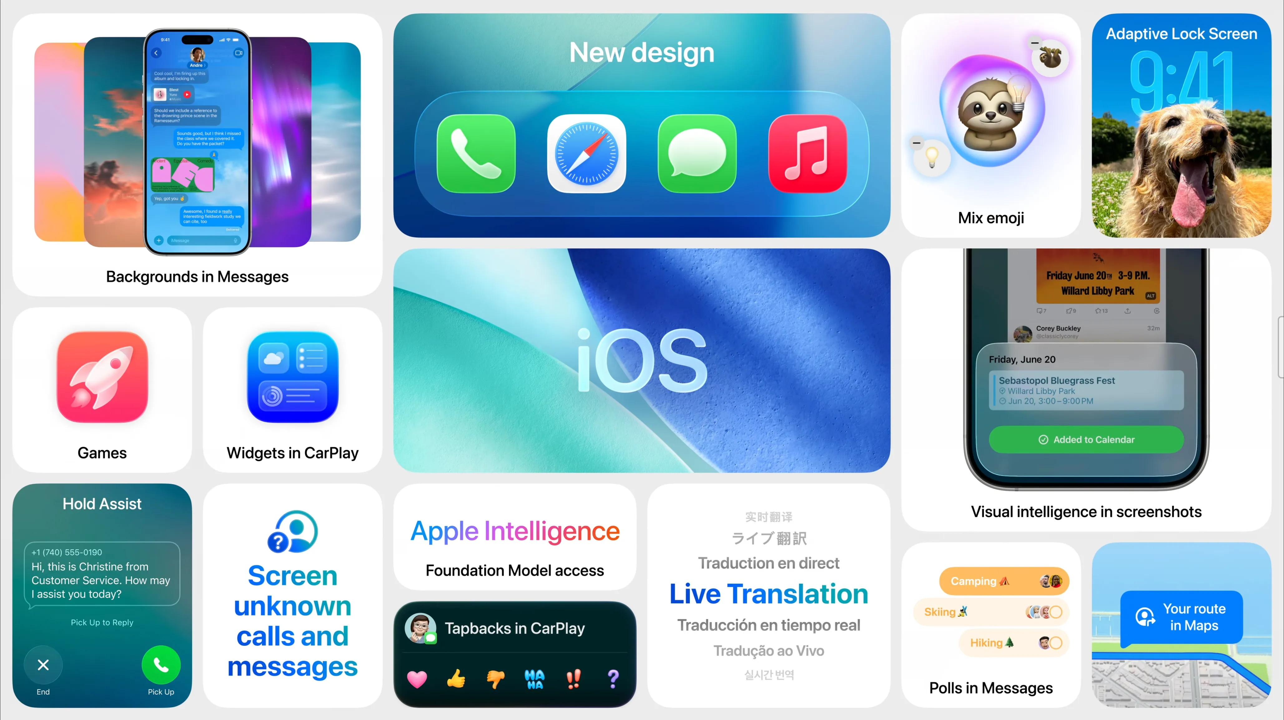 Tổng quan giao diện iOS 26 sắp ra mắt