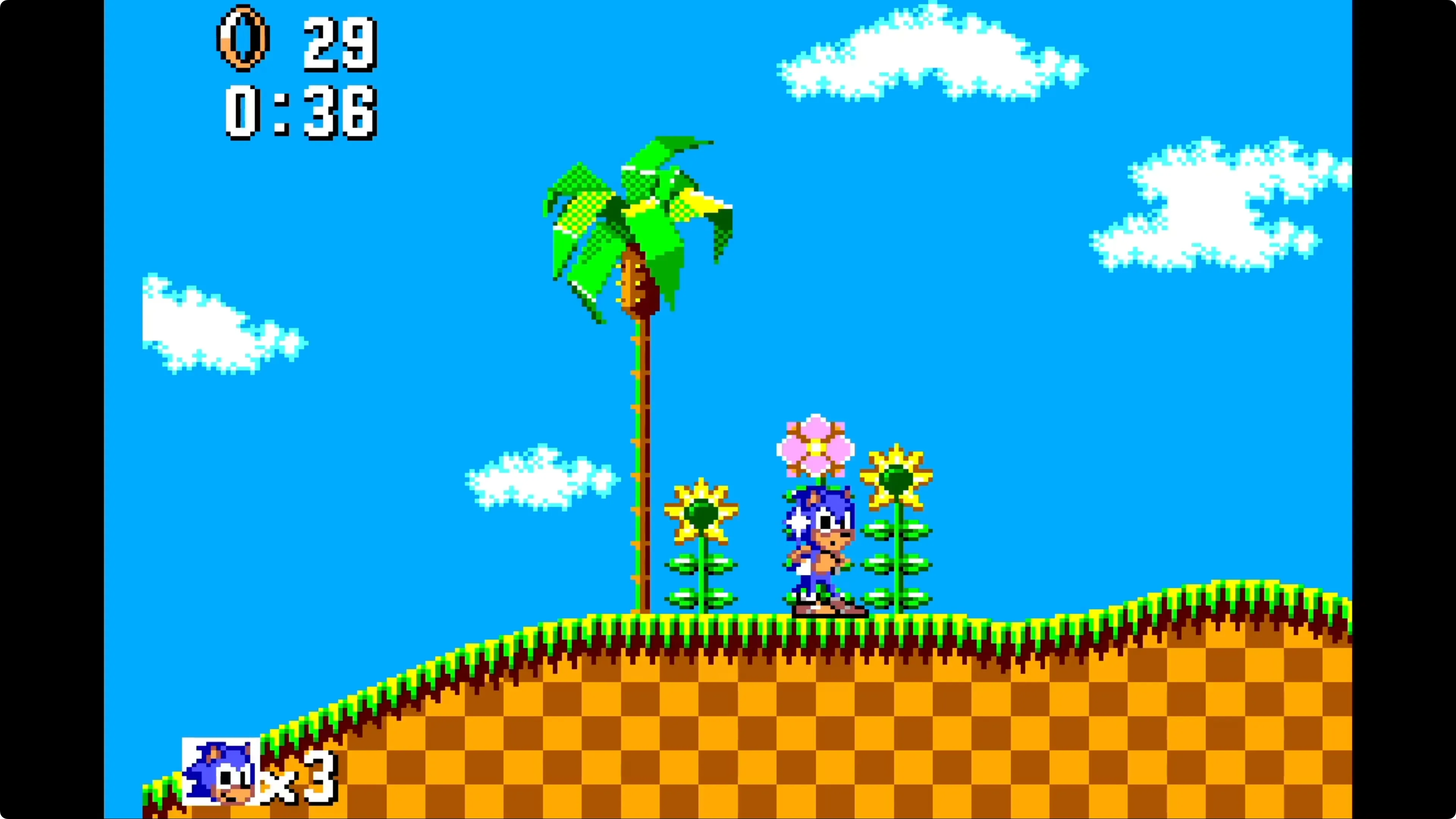 Trò chơi Sonic the Hedgehog đang chạy trên Apple TV, minh họa hiệu năng giả lập game SEGA Genesis