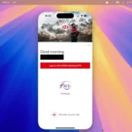 Ứng dụng HSBC hiển thị trên màn hình Mac thông qua iPhone Mirroring, minh họa việc xác thực thanh toán ngân hàng.