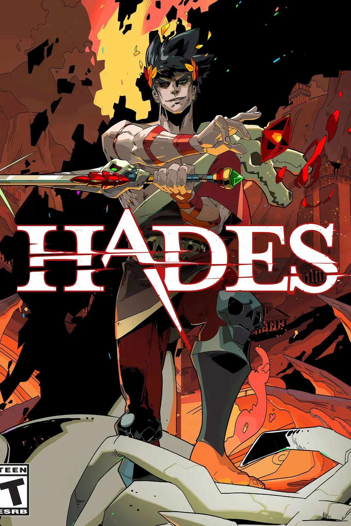 Zagreus, nhân vật chính của Hades, đang chiến đấu trong ngục tối Underworld