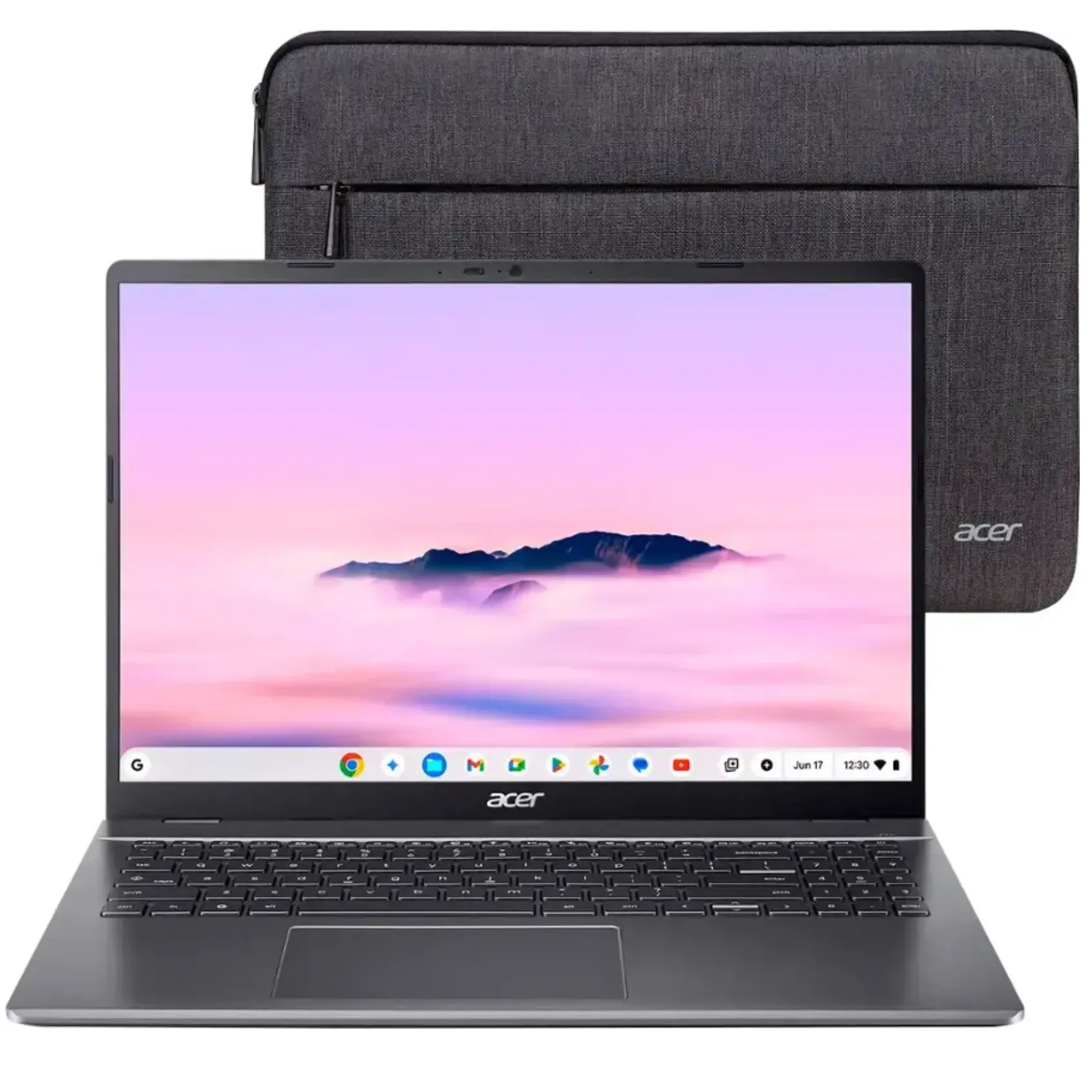 Acer Chromebook Plus 516 (CB516-1H) đang hiển thị các thông số kỹ thuật.