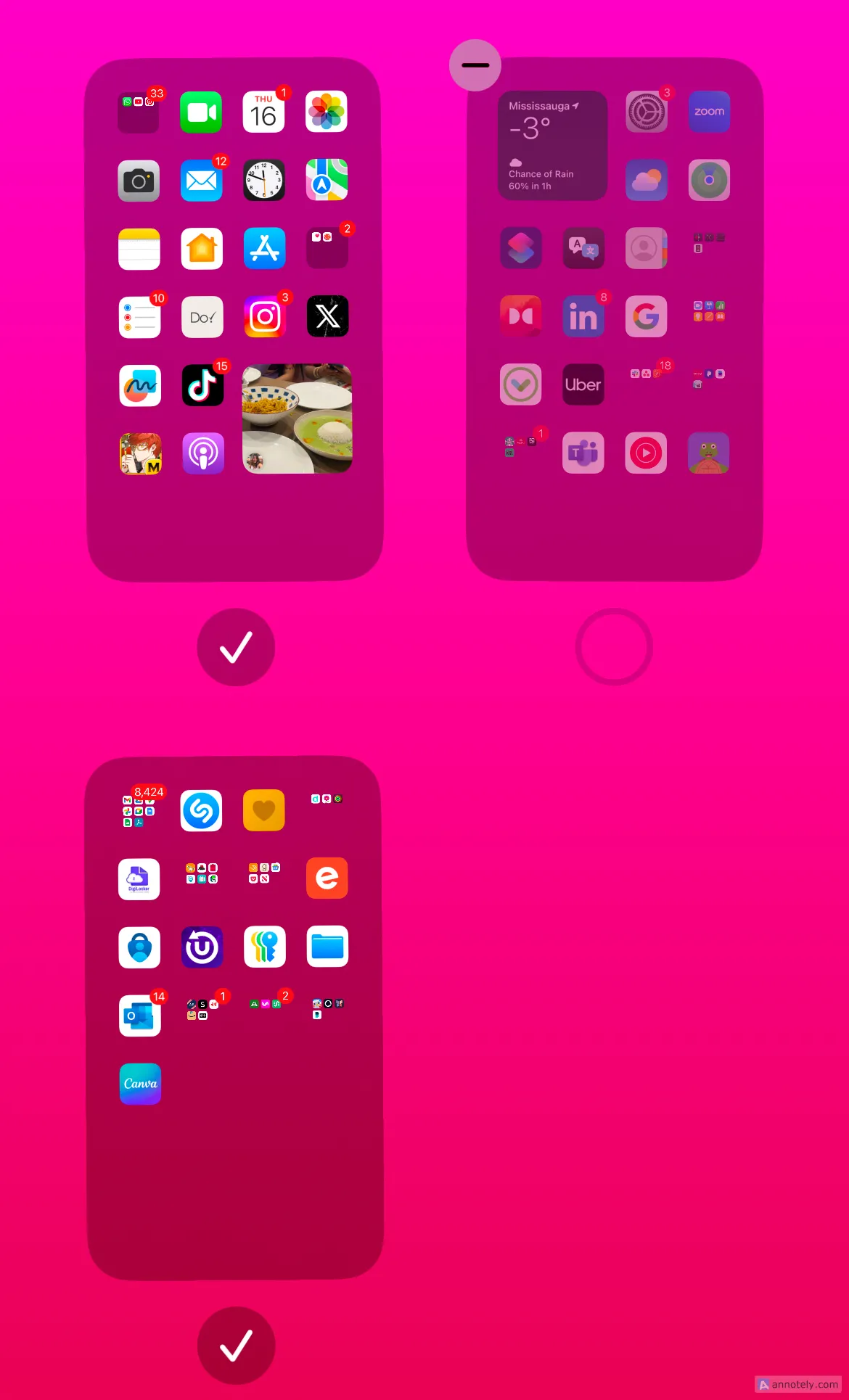 Ẩn các trang màn hình chính trên iPhone để giảm bớt sự lộn xộn