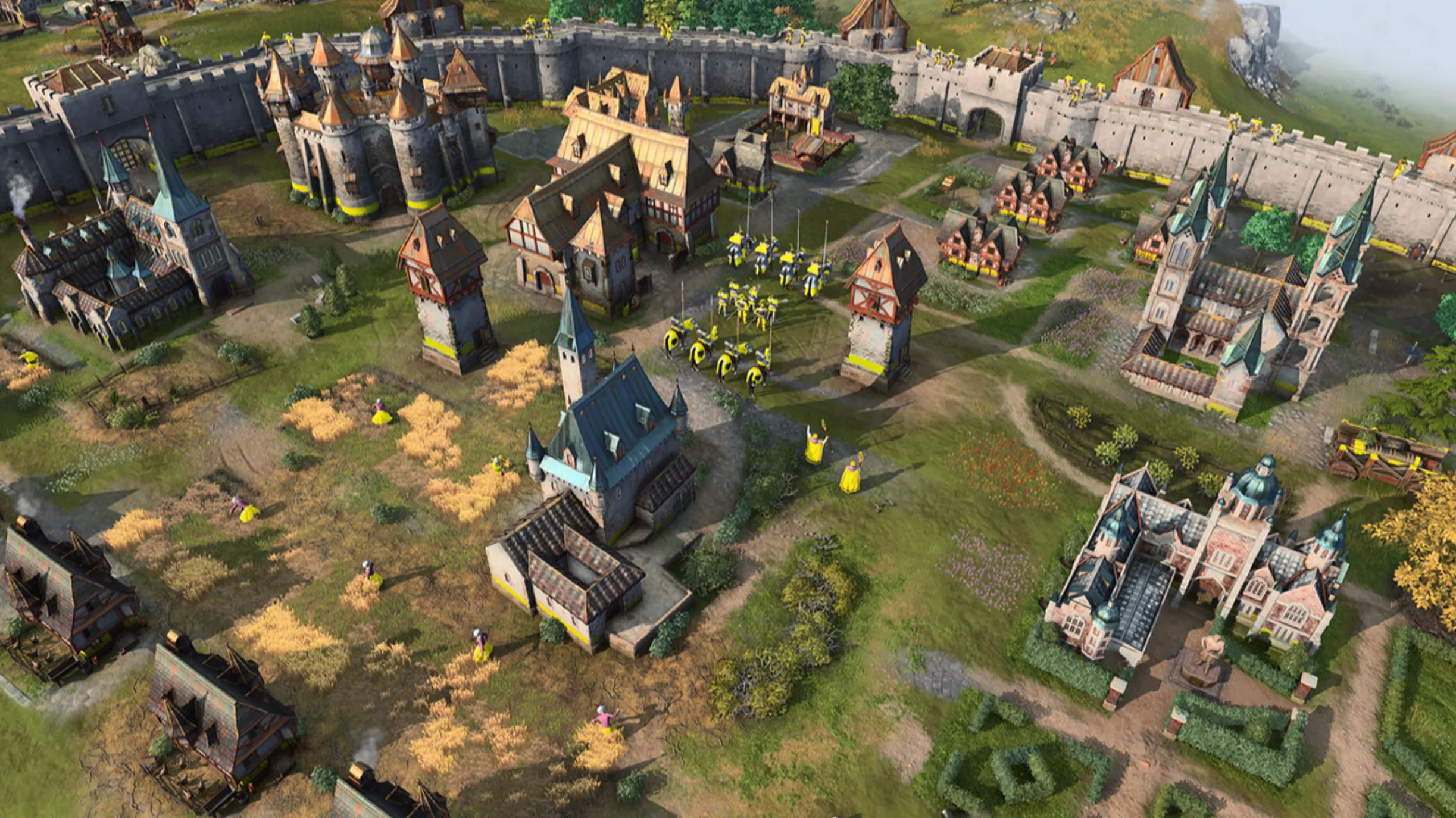 Ảnh chụp màn hình game Age of Empires IV, một tựa RTS thành công trên cả PC và console.
