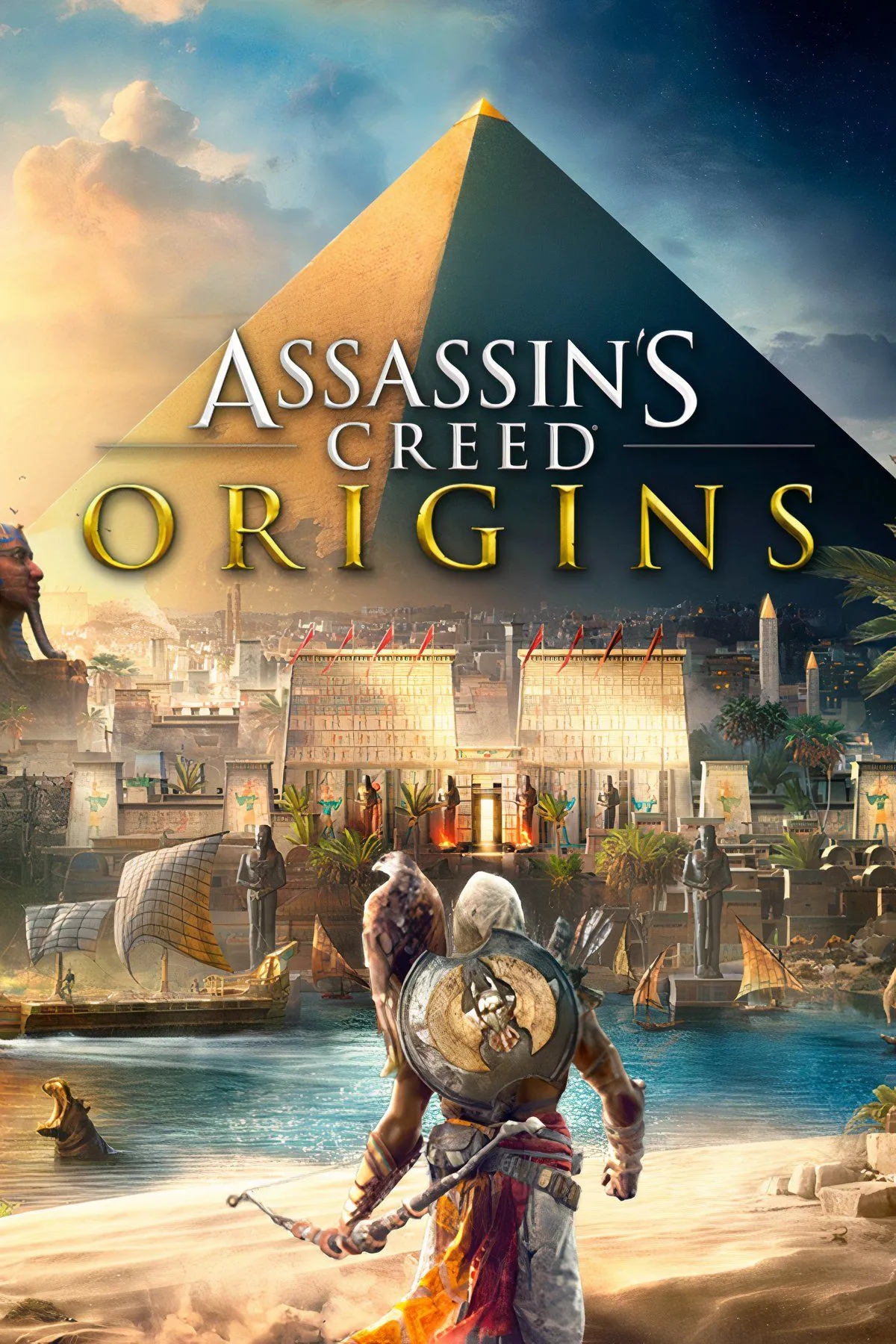 Bayek cưỡi lạc đà khám phá Ai Cập cổ đại trong Assassin’s Creed: Origins