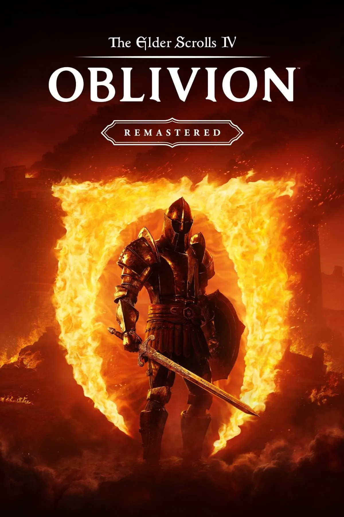 Bìa game The Elder Scrolls IV: Oblivion Remastered, một huyền thoại RPG tái xuất