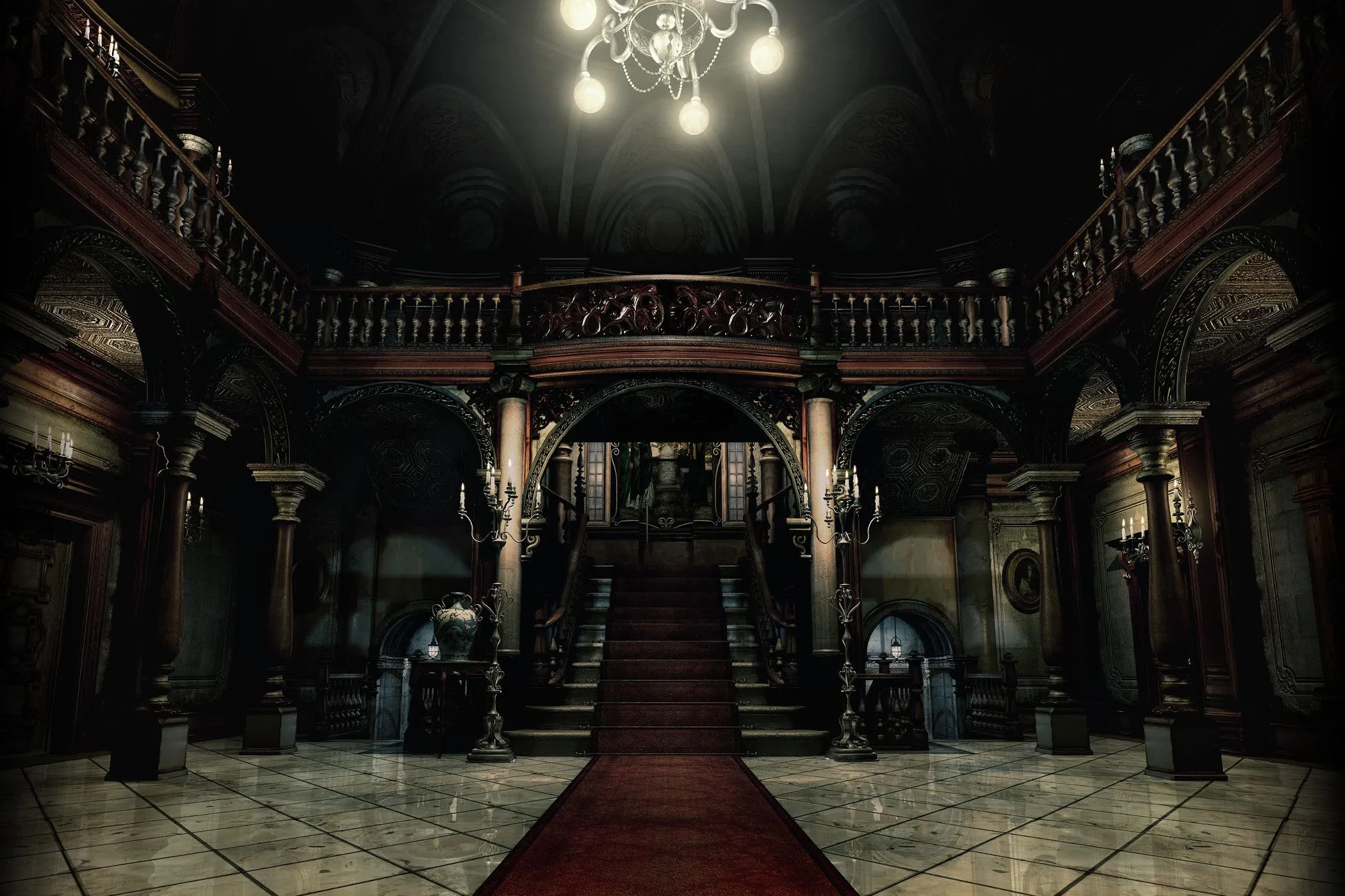 Biệt thự Spencer trong Resident Evil, biểu tượng của game kinh dị sinh tồn và đồ họa tiên tiến