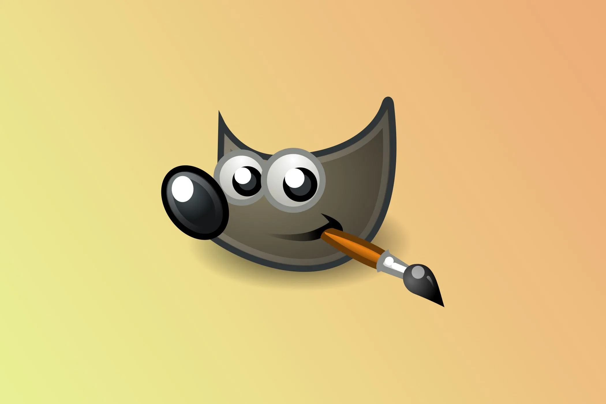 Biểu tượng GIMP với chú linh vật coyote, đại diện cho phiên bản GIMP 3.0 được phát hành sau nhiều năm
