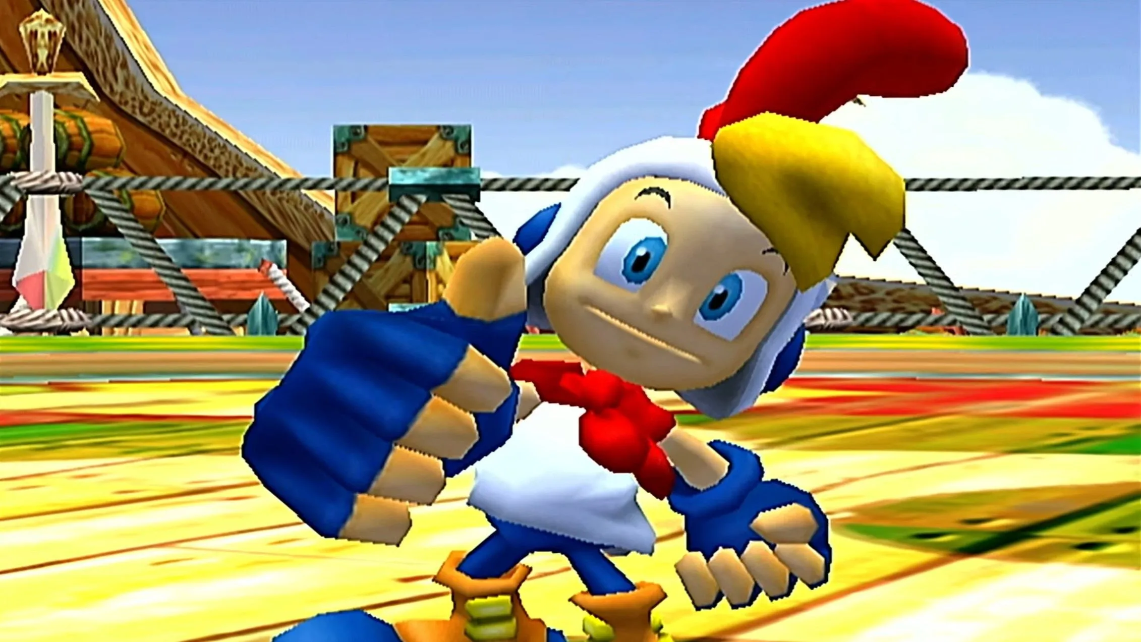 Billy Hatcher cùng quả trứng khổng lồ trong thế giới đầy màu sắc của Billy Hatcher and the Giant Egg.