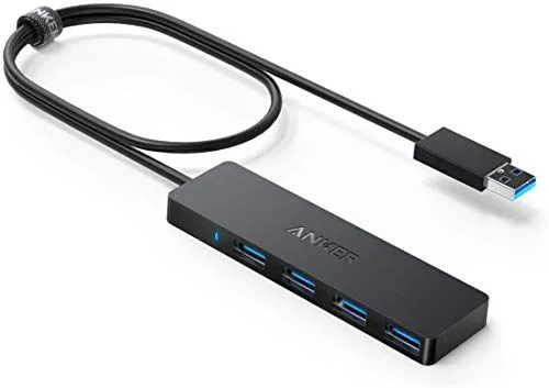 Bộ chia USB Anker 4 cổng USB 3.0 siêu mỏng, giúp mở rộng khả năng kết nối cho Xbox.