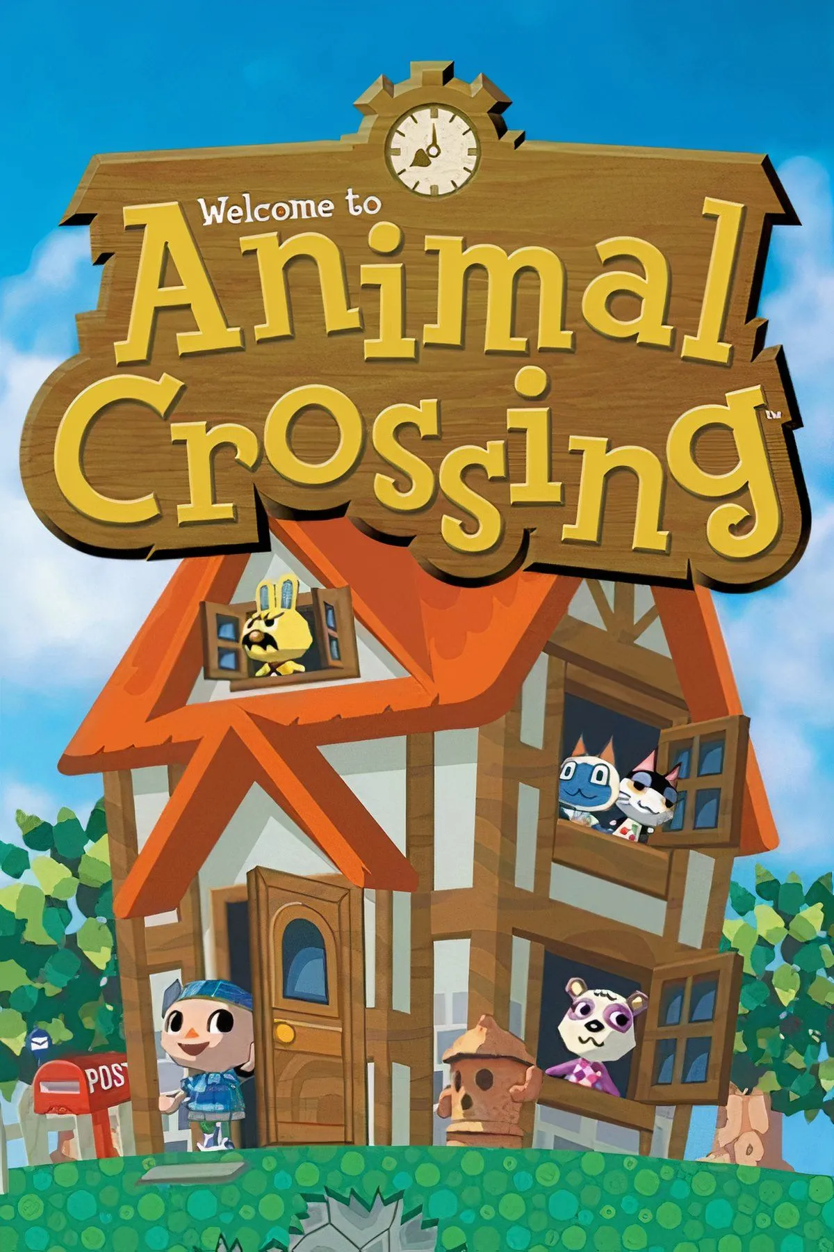Bộ sưu tập ảnh chụp màn hình đa dạng từ game Animal Crossing phiên bản GameCube.