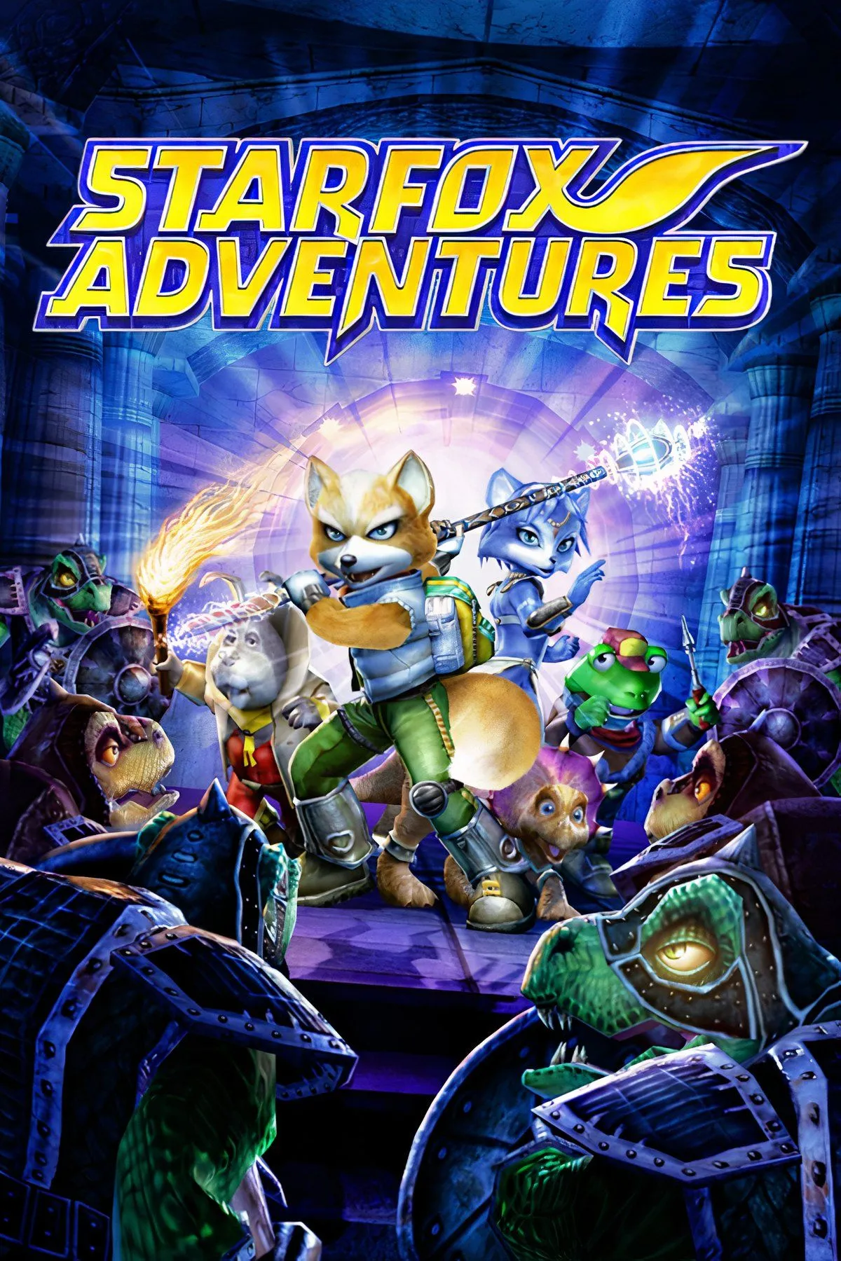Bộ sưu tập hình ảnh và cảnh game từ Star Fox Adventures.