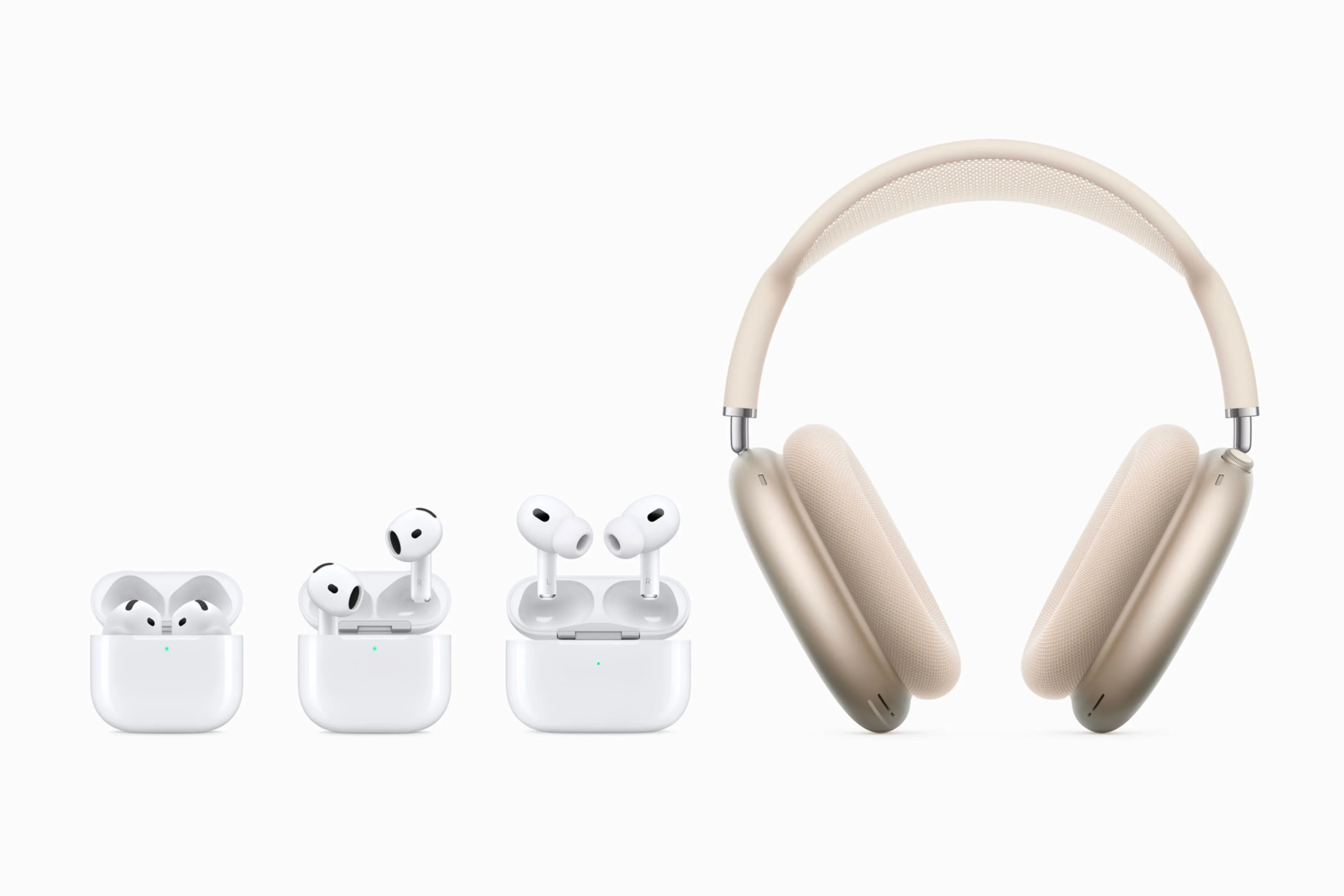 Các mẫu AirPods của Apple, từ phiên bản cơ bản đến AirPods Max, đều nâng cao trải nghiệm nghe nhạc.