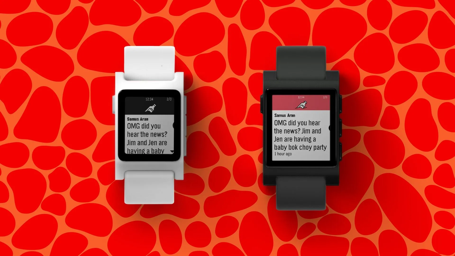 Các mẫu đồng hồ Pebble Core, Pebble Time và Pebble Time 2