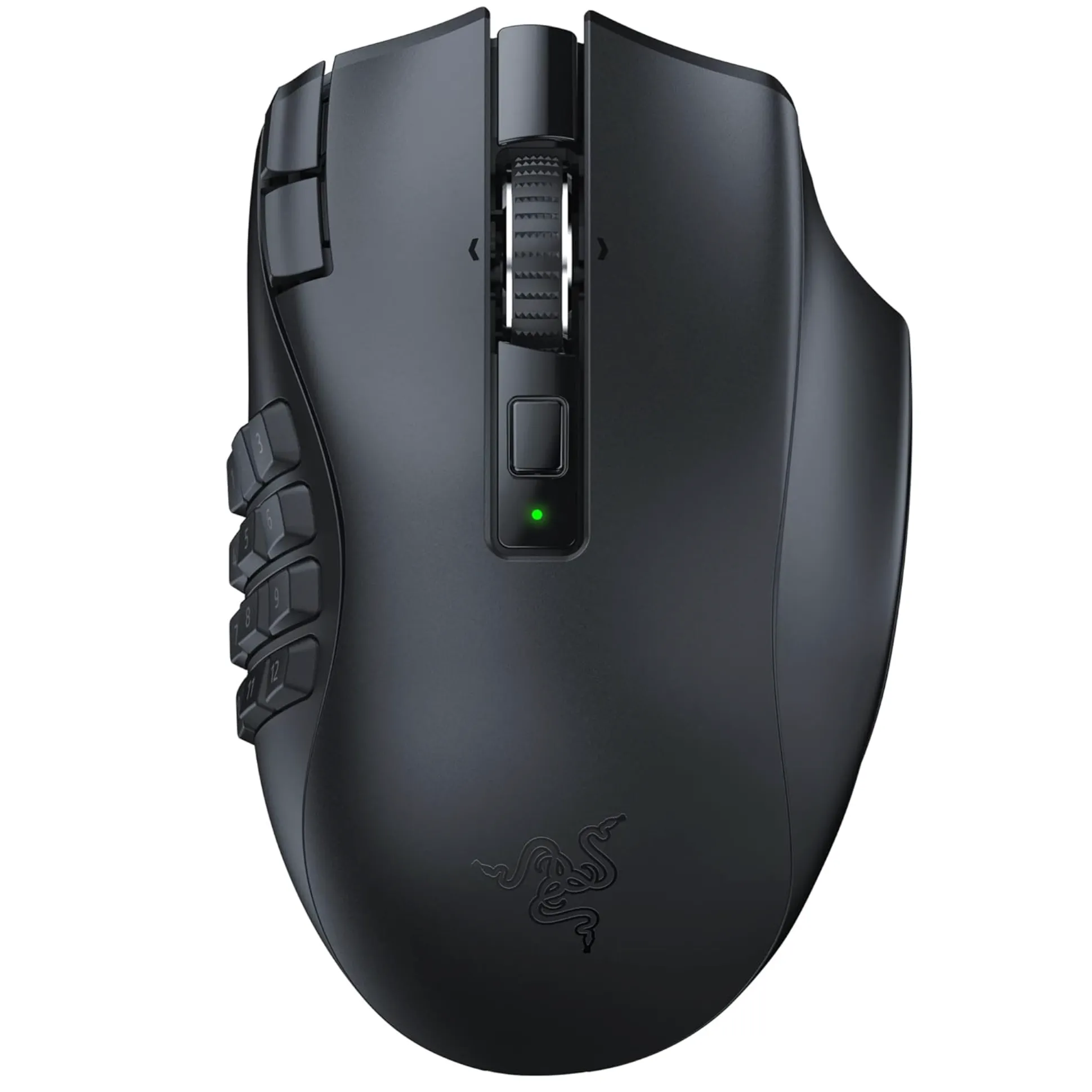 Chuột gaming Razer Naga V2 HyperSpeed với thiết kế nút bấm đa dạng và nút cuộn lớn.