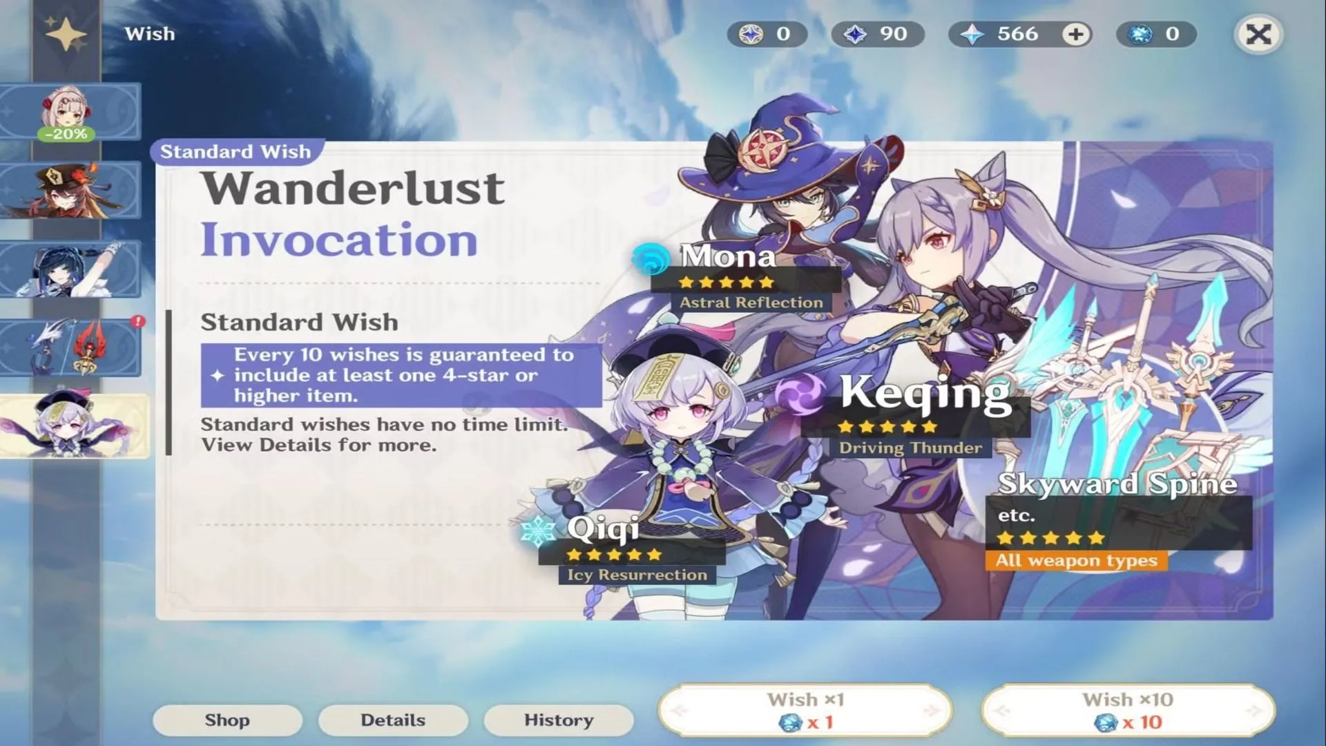 Cơ chế gacha trong game Genshin Impact với giao diện quay nhân vật/vật phẩm