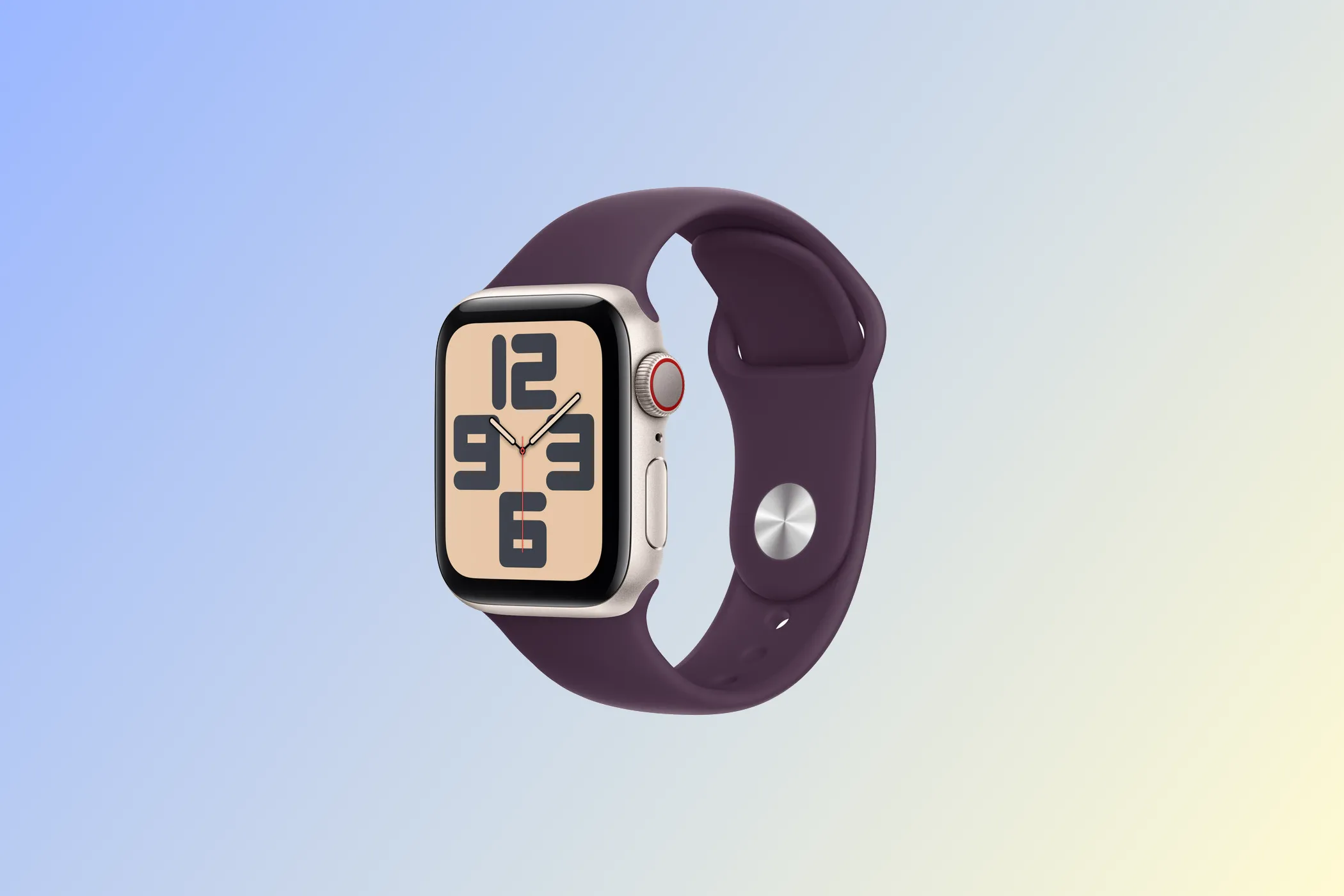 Dây đeo Apple Sport Band làm từ silicone với thiết kế chốt gài chắc chắn