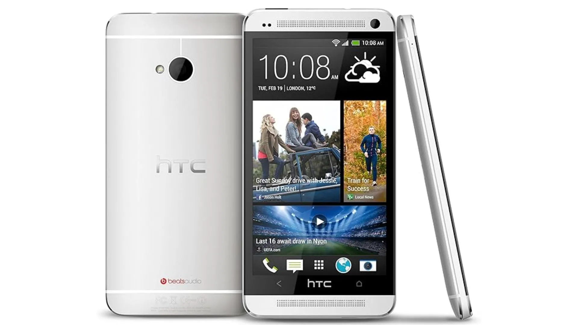Điện thoại HTC One M7 với loa BoomSound đặc trưng