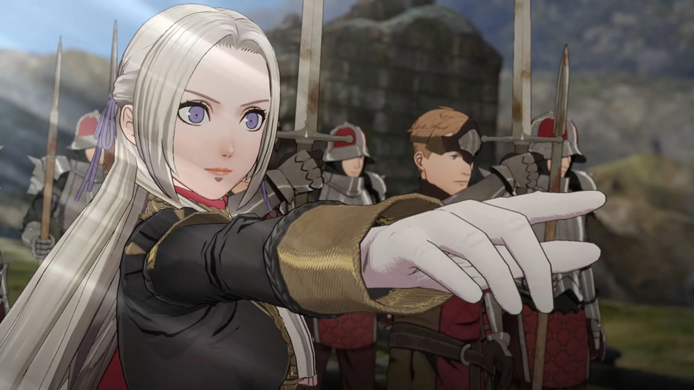 Edelgard trong Fire Emblem Three Houses, nhân vật có chiều sâu được khám phá qua các tuyến truyện tình cảm khác nhau.