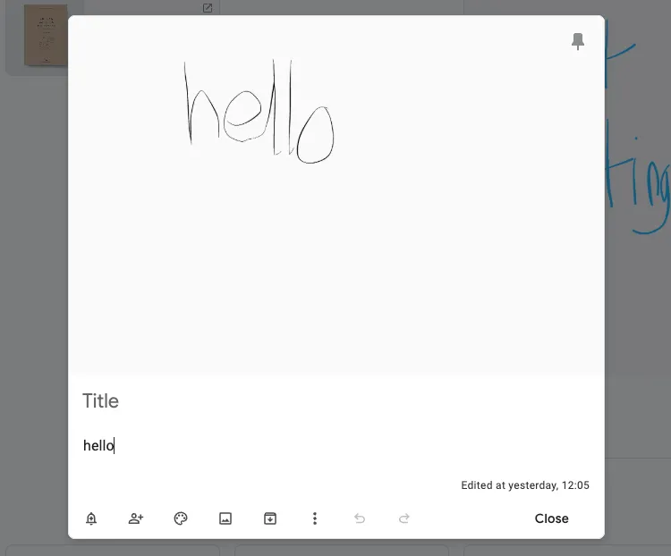 Ghi chú Google Keep hiển thị văn bản được trích xuất thành công từ hình ảnh thông qua tính năng OCR.